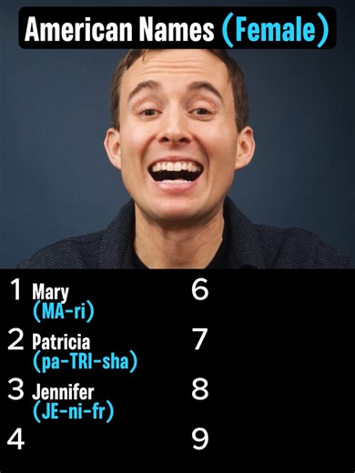 Top 10 American Names (Female) | american