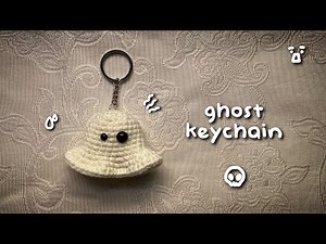 Cute & Easy Ghost Keychain Tutorial For Beginners 👻