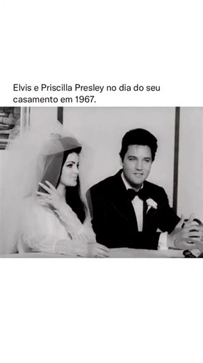 Espetacular on Instagram: "Em 1º de maio de 1967, Elvis Presley, então com 32 anos, e Priscilla Beaulieu, de 21 anos, selaram seu casamento em uma cerimônia íntima no Aladdin Hotel em Las Vegas. O evento foi um dos mais comentados na época, devido à notoriedade de Elvis e à diferença de idade do casal, algo que gerou discussões na mídia. A diferença de 11 anos de idade entre os dois não impediu que o relacionamento seguisse adiante, apesar das controvérsias que cercavam o fato de Priscilla ser m