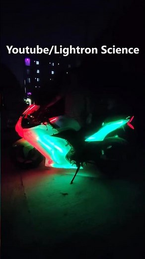 Lightron Bike Part 2. Glowing Bike. Tron Bike