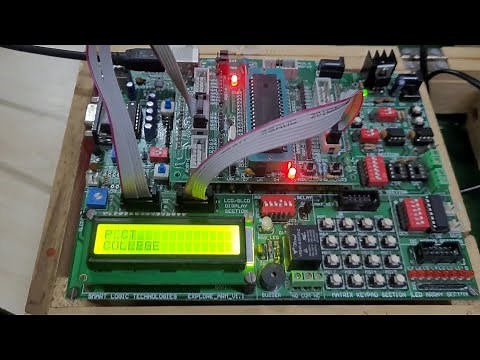Microcontroller Exp. 7 | Interfacing LCD to PIC18F4550 | SPPU TE