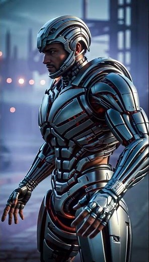 Is this human? S1 | Titanium Transformation (AI Cinematic Short) #alienseries #aishorts