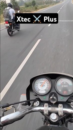 Splendor plus vs Xtec full throttle race 😱⚔️⚠️💯 #splendor #xtec #racing