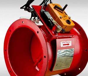 [Hot Item] Pneumatic Fire Damper with Actuator for Marine Ventilation