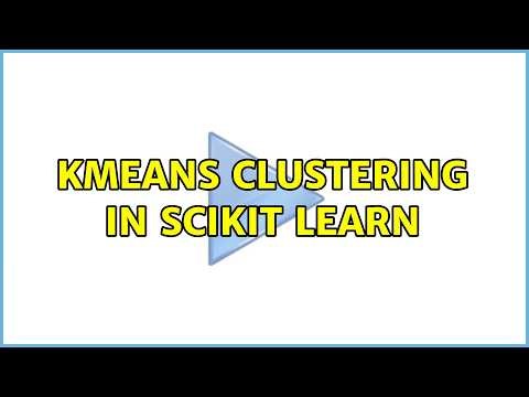 KMeans clustering in Scikit Learn
