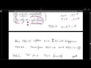Solving one dimensional Wave Equation by Separable technique