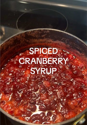 Homemade Cranberry Syrup Recipe for Thanksgiving Dinner