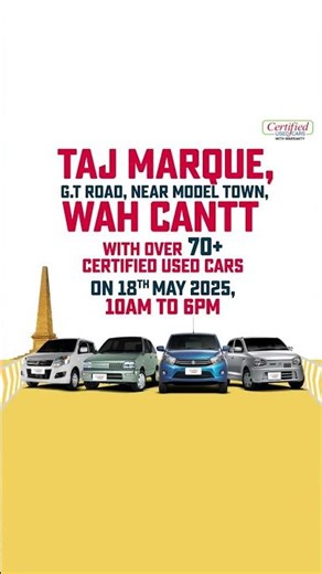 Used Car Gala Taj Marquee Wah Cantt