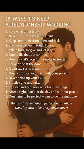 53K views · 558 reactions | 15 Ways To Keep A Relationship Working ❤️...