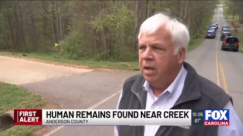 Human skull, 50 bones found after kids make discovery near creek in South Carolina