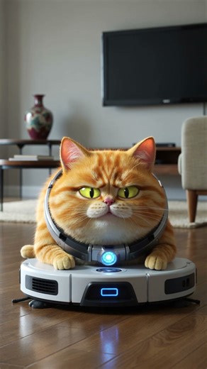 My Cat Thinks the Robot Vacuum Is His Personal Spaceship