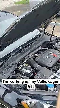 MK7 VW GTI headlight bulb quick install-no tools needed!