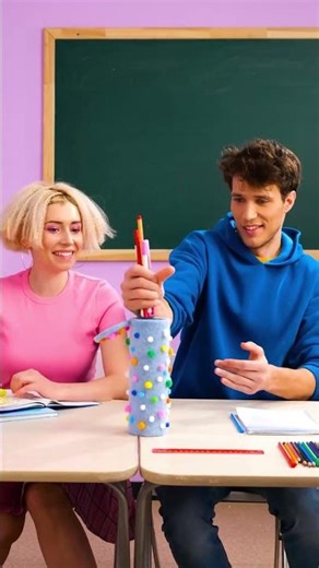 Crafty Kids: 5 Fun School Projects in 40 Seconds! 🎉✂️ #diy