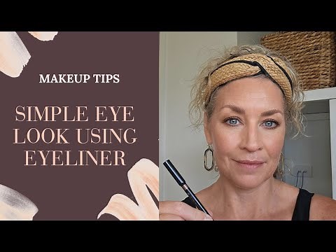 Simple Smokey Eye Makeup Using Victoria Beckham's Kajal Eyeliner