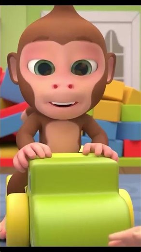 boo boo monkey song | kids n fun | #nurseryrhymes #shortvideo #trendingshorts