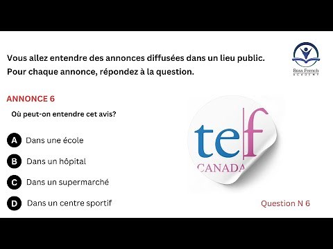 TEF Canada Exam - Listening Test | Compréhension orale | Practice Test | B2 to C1 l 2025