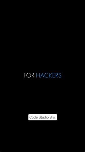 CODE_STUDIO_BRO on Instagram: "Android App For Hackers Follow Me For 🔗 Link #hackingtools #hackervibes #hacker #Cybersecurity #2026Tech"