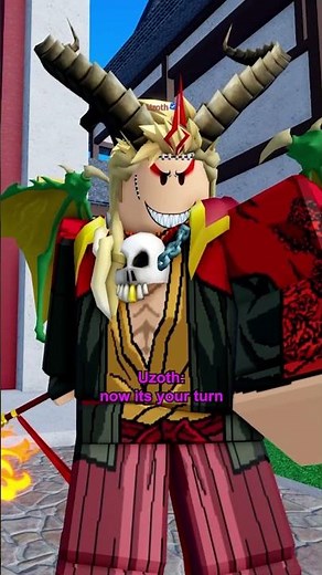 I TRICKED UZOTH #bloxfruits #shorts