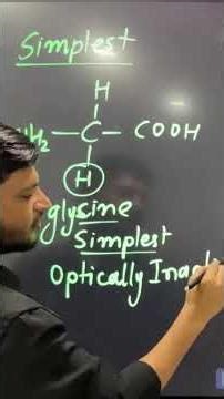 Simplest Amino Acid || Glycine #glycine #simplestaminoacid