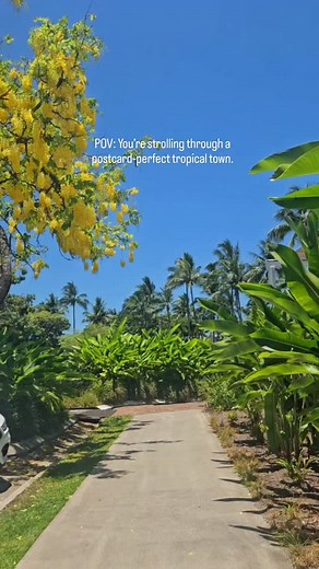 A calm coastal walk through Port Douglas; tropical palms, bright waterfront paths and that laid-back FNQ feeling. Palm trees, tropical light and quiet waterfront corners lead you all the way to the little white chapel by the sea, St Mary's by the Sea. Perfect for travellers chasing nature, coastal views and relaxed tropical holiday vibes. Save it for your next Far North Queensland getaway. 📍 Port Douglas, Tropical North Queensland 📸 @zokatetaylor #portdouglasdaintree #travelaustralia #queensla
