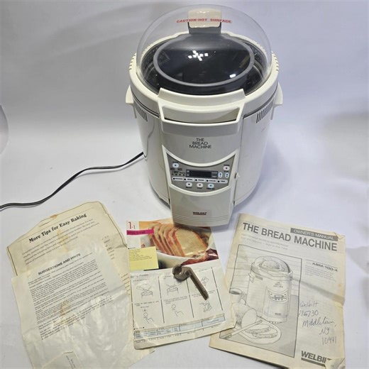 WELBILT Bread Maker the Bread Machine ABM-100 4 White Dome Top 2 Lb & Manual - Etsy UK