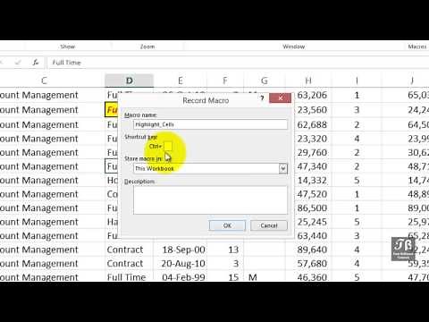 Creating Simple Excel Macro Excel 2013 Beginners Tutorial