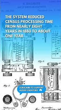 The Hollerith Punch Card System #history #computer #science