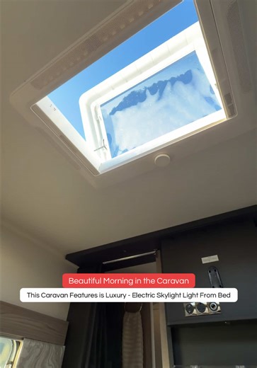 Luxury Caravan Features - Stunning Electric Skylight