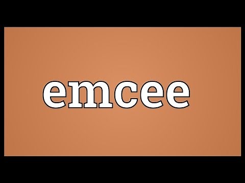 Emcee Meaning
