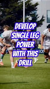 Develop your single leg power with this drill! @therugbytrainer_ #rugbyexercise #trainingdrills #rugbyskills #rugbytraining #rugbyleague | Sportplan Rugby