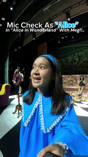 Mic Check for Alice in Wonderland Theater Performance