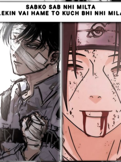 2 Legends 😌💔 #itachi #levi #sadstory #fyp #itachiamv2 #animeedit