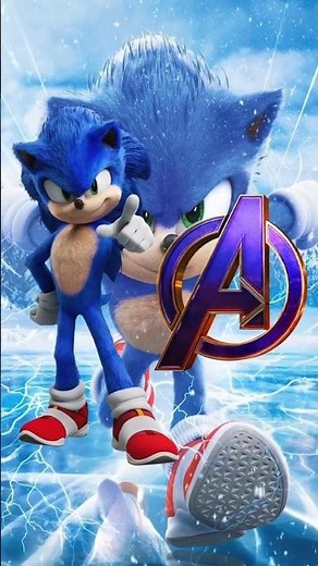 Sonic VS Avengers 😱🔥 | Epic Battle! #shorts #shortvideo #marvel #avengers #sonic #epic #shortsfeed