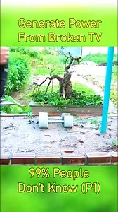 6.8K views · 23 reactions | Generate Power From Broken TV #electronic #shorts #hacks #trick #reels #reels #reelsinstagram #education #electronics #electrical #experiment #engineering #diy #circuit #technology #science #creative #student #learning #arduino #project #fb #facebookwatch #science #electronics #diyprojects #diy #circuit #electronicsprojects #viral #fbpostviral | Om Prineur | Facebook