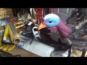Real Turkey Feathers On A Decoy - EASY!!!