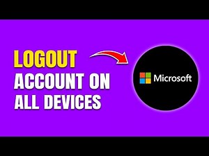 How To Sign Out Microsoft Account From All Other Devices