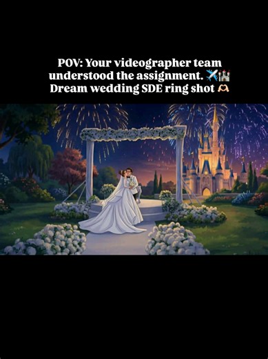 Magical Wedding SDE Video with Aircraft and Disney Theme