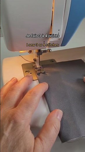How to sew a backstitch | How to sew securing stitches