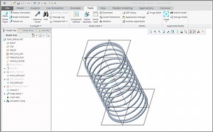 압축 스프링 모델링