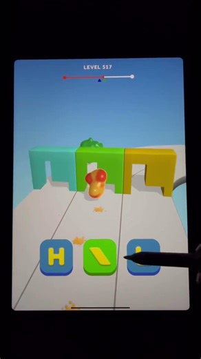 Blob shifter 3d LEVEL 517 #shortvideo #gaming #blobshifter3d #ytshorts #shadowshade