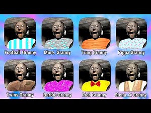 Granny All New Mods || Barbie Granny | Minecraft Granny | Peppa Pig Granny | Backrooms Granny || Mod