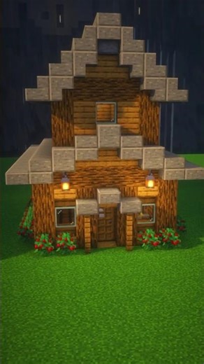 Easiest Minecraft House Ever 🏡 #minecraft