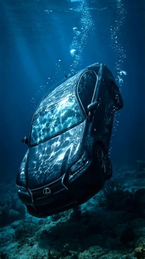 Lexus reliability: It even runs underwater... #automobile #gs350 #ai #lexus #viral