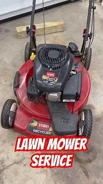 Oil change, blade sharpen and new parts for this Toro mower! #toro #lawnmower #maintenance