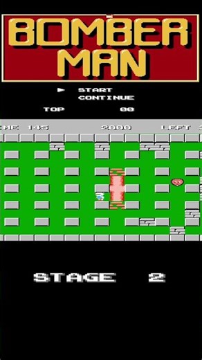 Classic Boomberman STAGE 2 🔥 VCD Game | Retro Gameplay #shorts