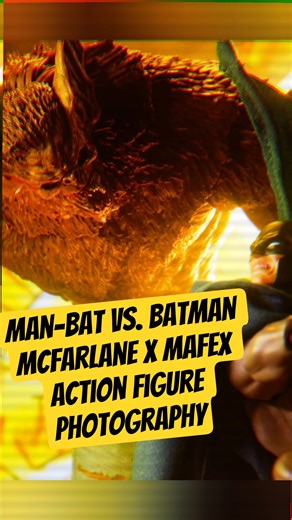 Man-Bat vs. Batman | McFarlane x Mafex Medicom Action Figure Photography
