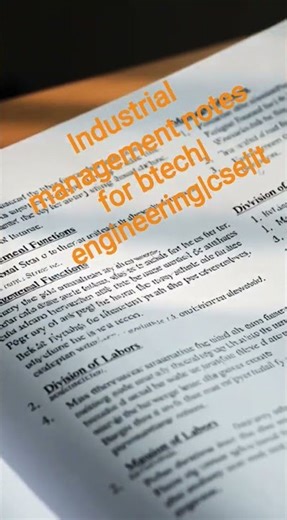 @free Industrial management notes for btech|engineering|cse|it link in comment or description ...