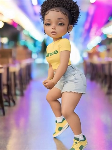 Cute Girl's Cool Dance Moves