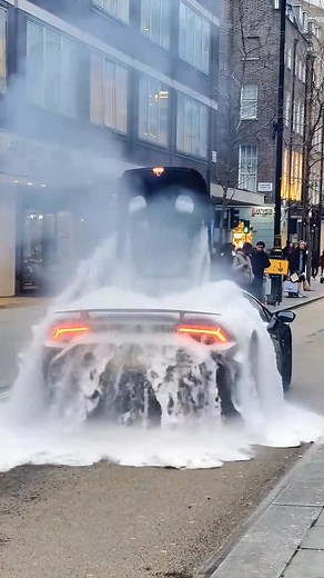 Lamborghini is on Fire 🔥 #reels #lamborghini #fire | Mirchu