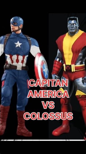 Capitan America vs Colossus #ironman #hulk #marvel #capitanamerica